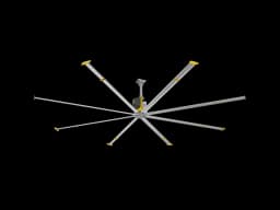 Powerfoil X4 Teollisuustuuletin - Sivukuva