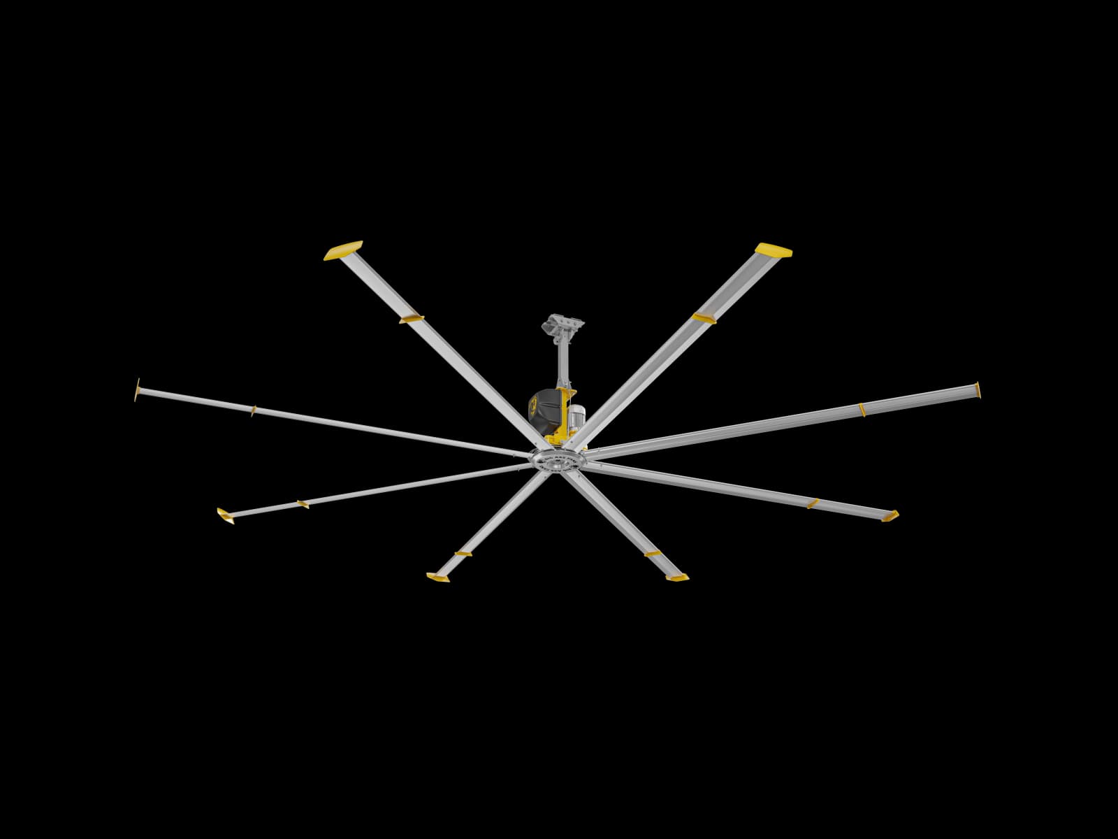 Powerfoil X4 Teollisuustuuletin - Sivukuva
